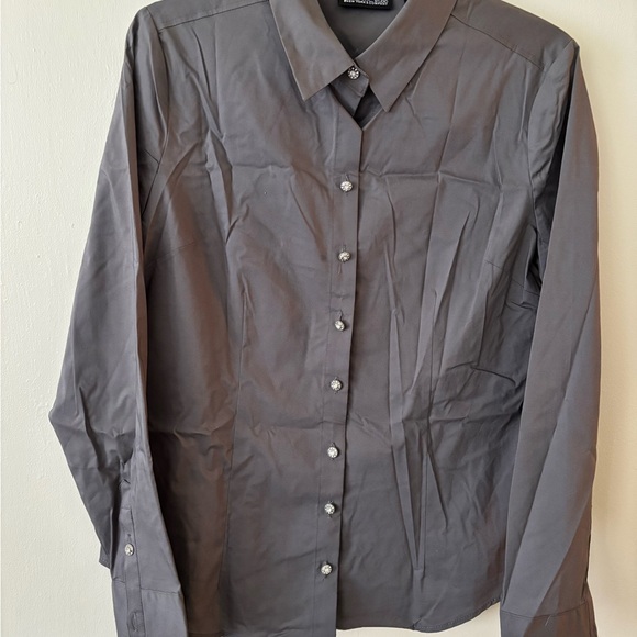 Gray Button-Up Shirt - Picture 1 of 6